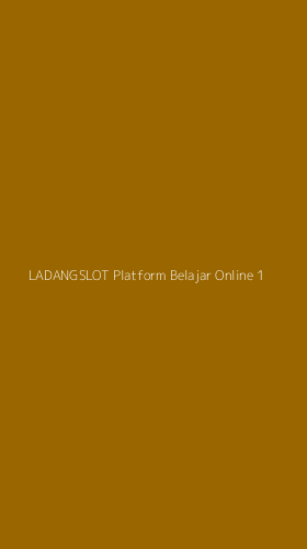Tampilan Antarmuka Aplikasi Ladangslot Platform Belajar Online - 1