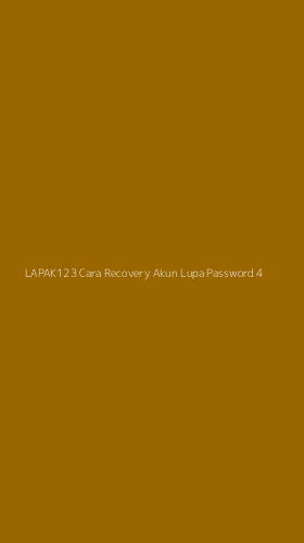Tampilan Antarmuka Aplikasi Lapak123 Cara Recovery Akun Lupa Password - 4