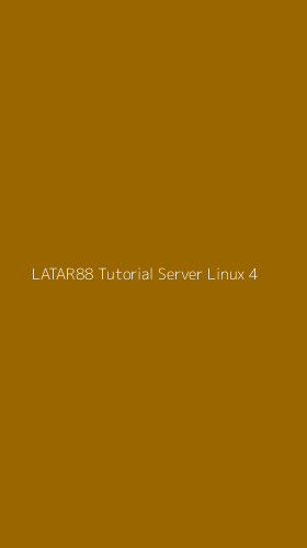 Tampilan Antarmuka Aplikasi Latar88 Tutorial Server Linux - 4