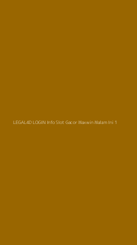 Tampilan Antarmuka Aplikasi Legal4d Login Info Slot Gacor Maxwin Malam Ini - 1