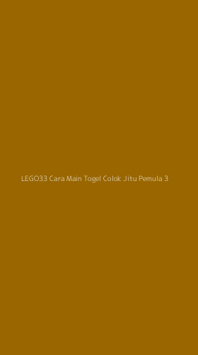 Tampilan Antarmuka Aplikasi Lego33 Cara Main Togel Colok Jitu Pemula - 3