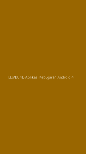 Tampilan Antarmuka Aplikasi Lembu4d Aplikasi Kebugaran Android - 4