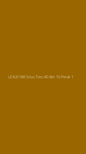 Tampilan Antarmuka Aplikasi Lexus188 Situs Toto 4d Bet 10 Perak - 1