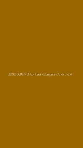 Tampilan Antarmuka Aplikasi Lexusdomino Aplikasi Kebugaran Android - 4