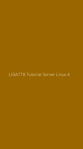 Tampilan Antarmuka Aplikasi Liga778 Tutorial Server Linux - 4