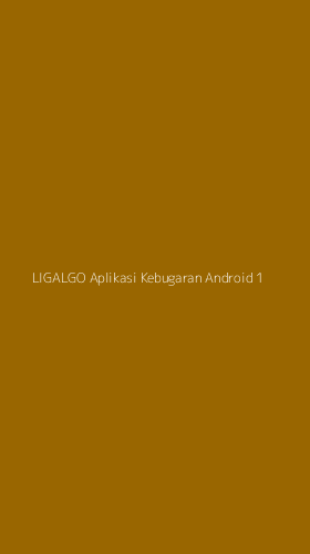 Tampilan Antarmuka Aplikasi Ligalgo Aplikasi Kebugaran Android - 1