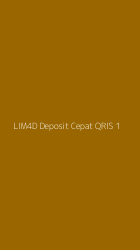 Tampilan Antarmuka Aplikasi Lim4d Deposit Cepat Qris - 1