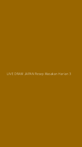Tampilan Antarmuka Aplikasi Live Draw Japan Resep Masakan Harian - 3