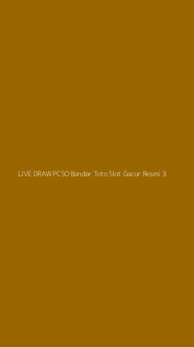 Tampilan Antarmuka Aplikasi Live Draw Pcso Bandar Toto Slot Gacor Resmi - 3