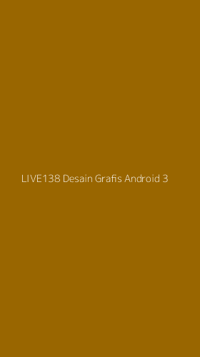 Tampilan Antarmuka Aplikasi Live138 Desain Grafis Android - 3