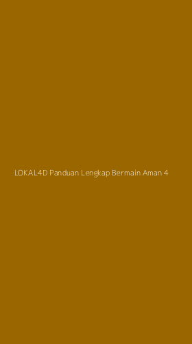 Tampilan Antarmuka Aplikasi Lokal4d Panduan Lengkap Bermain Aman - 4