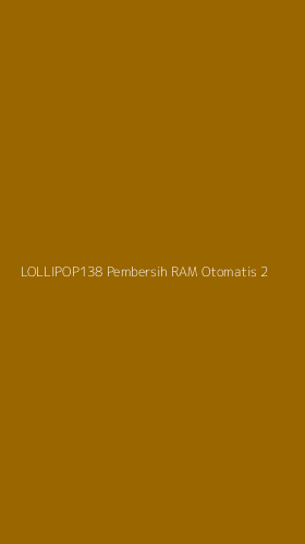 Tampilan Antarmuka Aplikasi Lollipop138 Pembersih Ram Otomatis - 2
