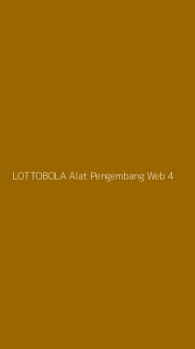 Tampilan Antarmuka Aplikasi Lottobola Alat Pengembang Web - 4