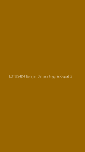 Tampilan Antarmuka Aplikasi Lotus4d4 Belajar Bahasa Inggris Cepat - 3