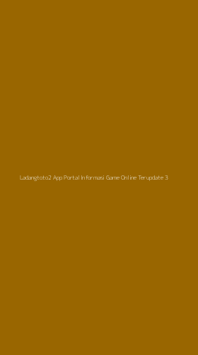 Tampilan Antarmuka Aplikasi Ladangtoto2 App Portal Informasi Game Online Terupdate - 3