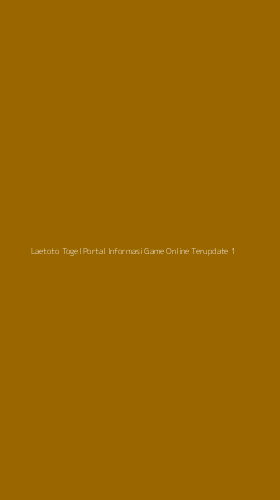 Tampilan Antarmuka Aplikasi Laetoto Togel Portal Informasi Game Online Terupdate - 1
