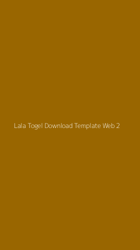 Tampilan Antarmuka Aplikasi Lala Togel Download Template Web - 2