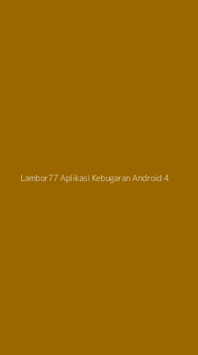 Tampilan Antarmuka Aplikasi Lambor77 Aplikasi Kebugaran Android - 4