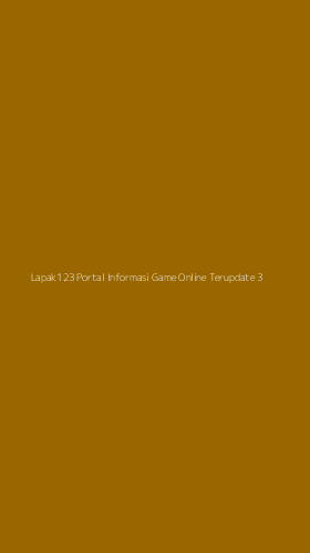 Tampilan Antarmuka Aplikasi Lapak123 Portal Informasi Game Online Terupdate - 3