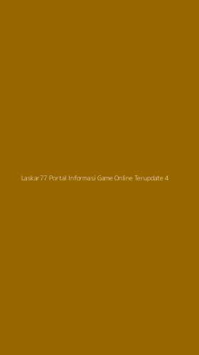 Tampilan Antarmuka Aplikasi Laskar77 Portal Informasi Game Online Terupdate - 4