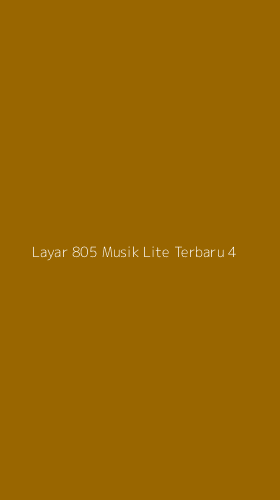 Tampilan Antarmuka Aplikasi Layar 805 Musik Lite Terbaru - 4