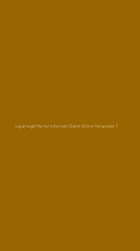 Tampilan Antarmuka Aplikasi Layartogel Portal Informasi Game Online Terupdate - 1