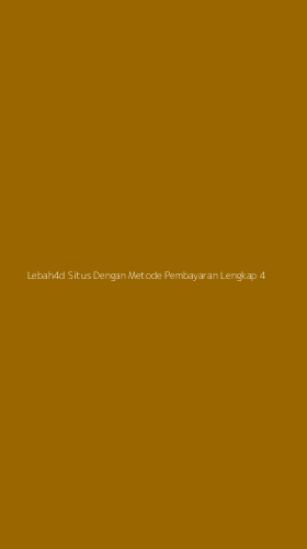 Tampilan Antarmuka Aplikasi Lebah4d Situs Dengan Metode Pembayaran Lengkap - 4