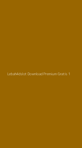 Tampilan Antarmuka Aplikasi Lebah4dslot Download Premium Gratis - 1