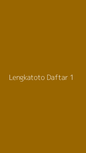 Tampilan Antarmuka Aplikasi Lengkatoto Daftar - 1