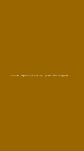 Tampilan Antarmuka Aplikasi Lenitogel Login Portal Informasi Game Online Terupdate - 1