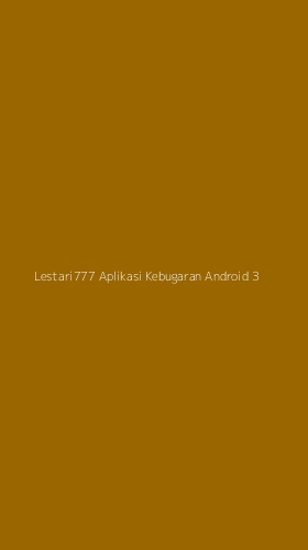 Tampilan Antarmuka Aplikasi Lestari777 Aplikasi Kebugaran Android - 3