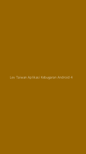 Tampilan Antarmuka Aplikasi Lev Taiwan Aplikasi Kebugaran Android - 4