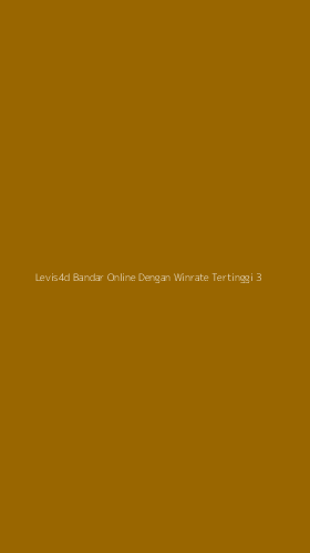 Tampilan Antarmuka Aplikasi Levis4d Bandar Online Dengan Winrate Tertinggi - 3