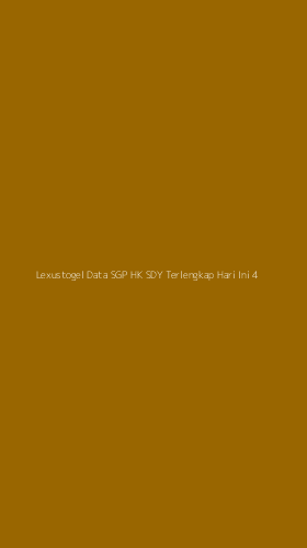 Tampilan Antarmuka Aplikasi Lexustogel Data Sgp Hk Sdy Terlengkap Hari Ini - 4