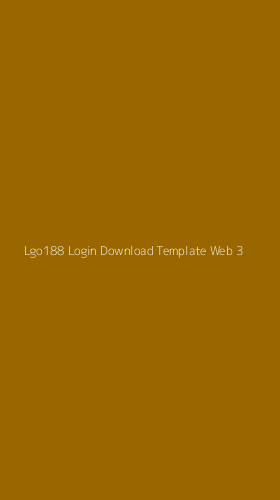 Tampilan Antarmuka Aplikasi Lgo188 Login Download Template Web - 3