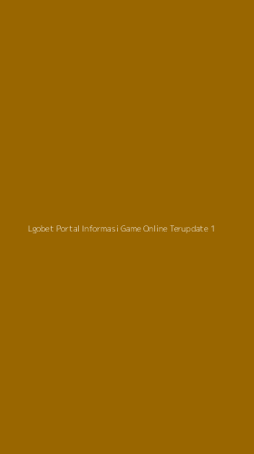Tampilan Antarmuka Aplikasi Lgobet Portal Informasi Game Online Terupdate - 1