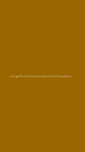 Tampilan Antarmuka Aplikasi Liatogel Portal Informasi Game Online Terupdate - 4