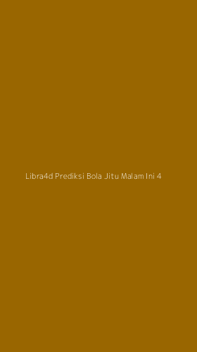 Tampilan Antarmuka Aplikasi Libra4d Prediksi Bola Jitu Malam Ini - 4