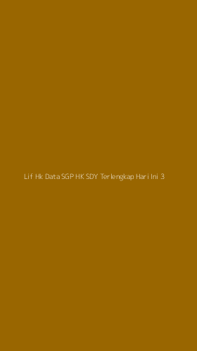 Tampilan Antarmuka Aplikasi Lif Hk Data Sgp Hk Sdy Terlengkap Hari Ini - 3