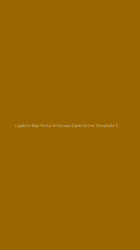 Tampilan Antarmuka Aplikasi Ligatoto Wap Portal Informasi Game Online Terupdate - 3