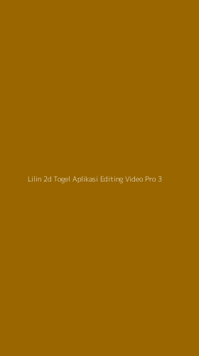 Tampilan Antarmuka Aplikasi Lilin 2d Togel Aplikasi Editing Video Pro - 3
