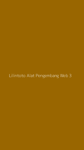 Tampilan Antarmuka Aplikasi Lilintoto Alat Pengembang Web - 3