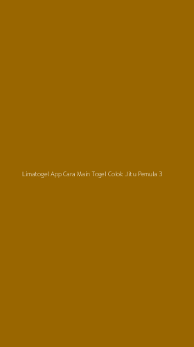 Tampilan Antarmuka Aplikasi Limatogel App Cara Main Togel Colok Jitu Pemula - 3