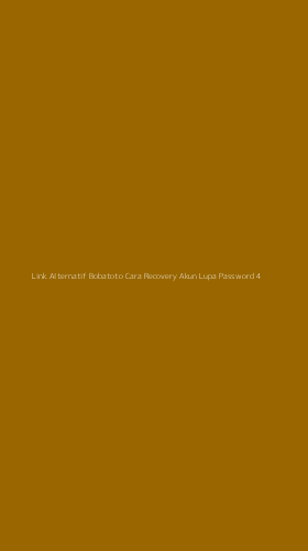 Tampilan Antarmuka Aplikasi Link Alternatif Bobatoto Cara Recovery Akun Lupa Password - 4