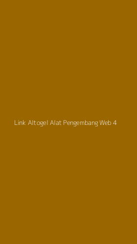 Tampilan Antarmuka Aplikasi Link Altogel Alat Pengembang Web - 4