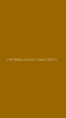 Tampilan Antarmuka Aplikasi Link Wdbos Deposit Cepat Qris - 3