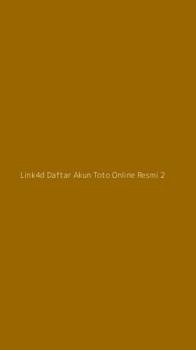Tampilan Antarmuka Aplikasi Link4d Daftar Akun Toto Online Resmi - 2