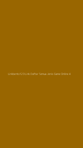 Tampilan Antarmuka Aplikasi Linkbento123 Link Daftar Semua Jenis Game Online - 4