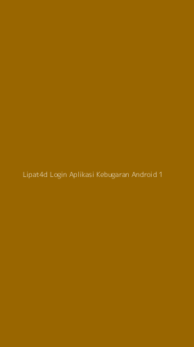 Tampilan Antarmuka Aplikasi Lipat4d Login Aplikasi Kebugaran Android - 1