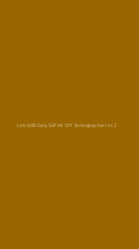 Tampilan Antarmuka Aplikasi Listrik88 Data Sgp Hk Sdy Terlengkap Hari Ini - 2